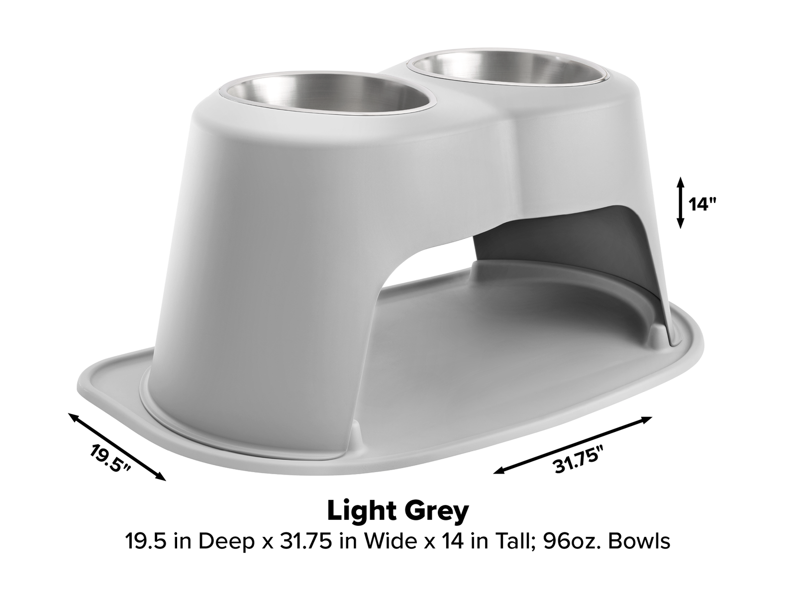 Pet bowls weathertech top