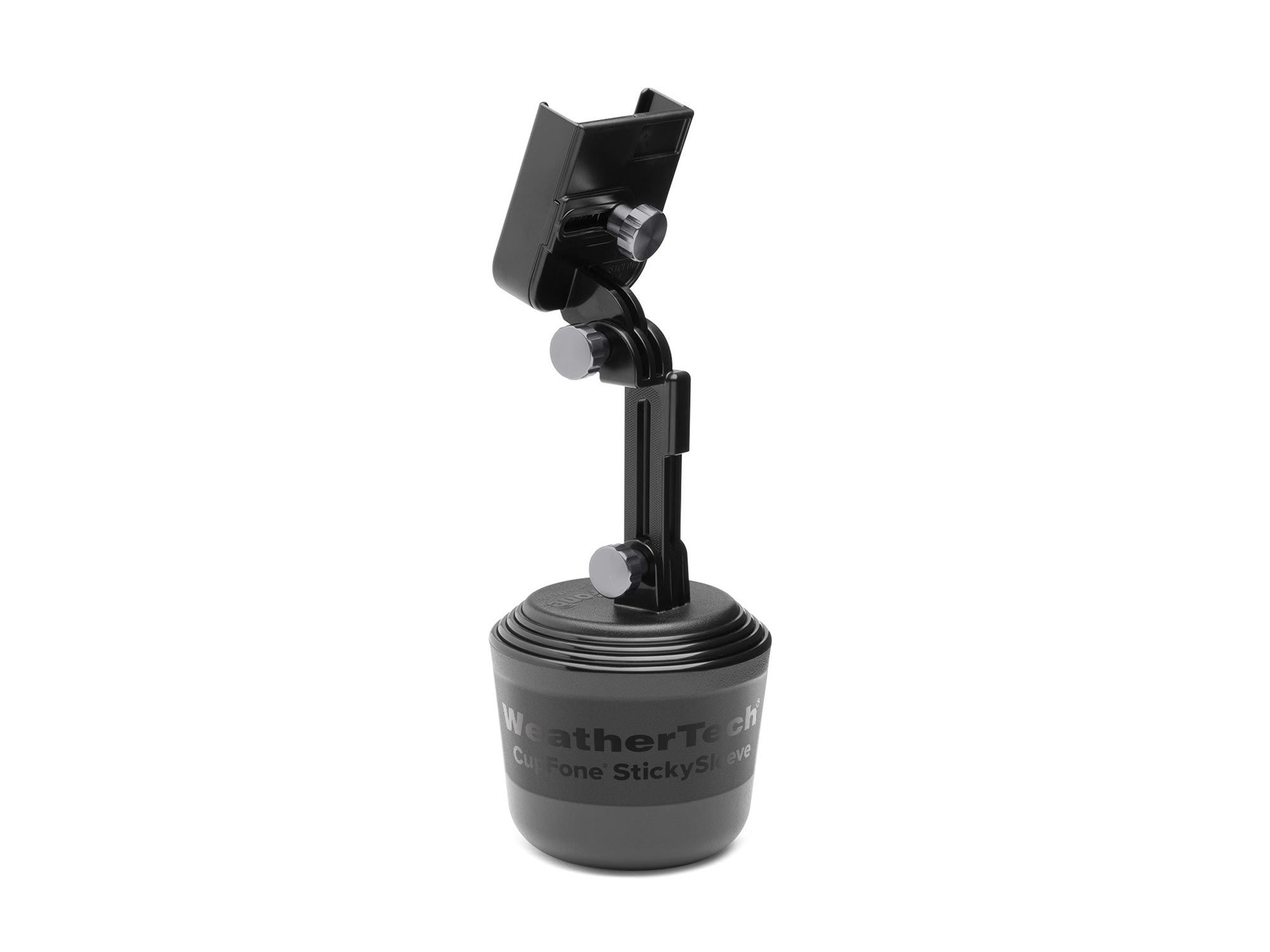 WeatherTech CupFone with Extension Adjustable Cup Holder Cell Phone Mount Black eBay