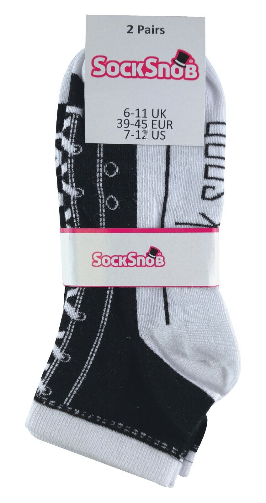 Sock Snob - 2 Pairs Unisex Adult Socks that look like Shoes - Picture 6 of 17
