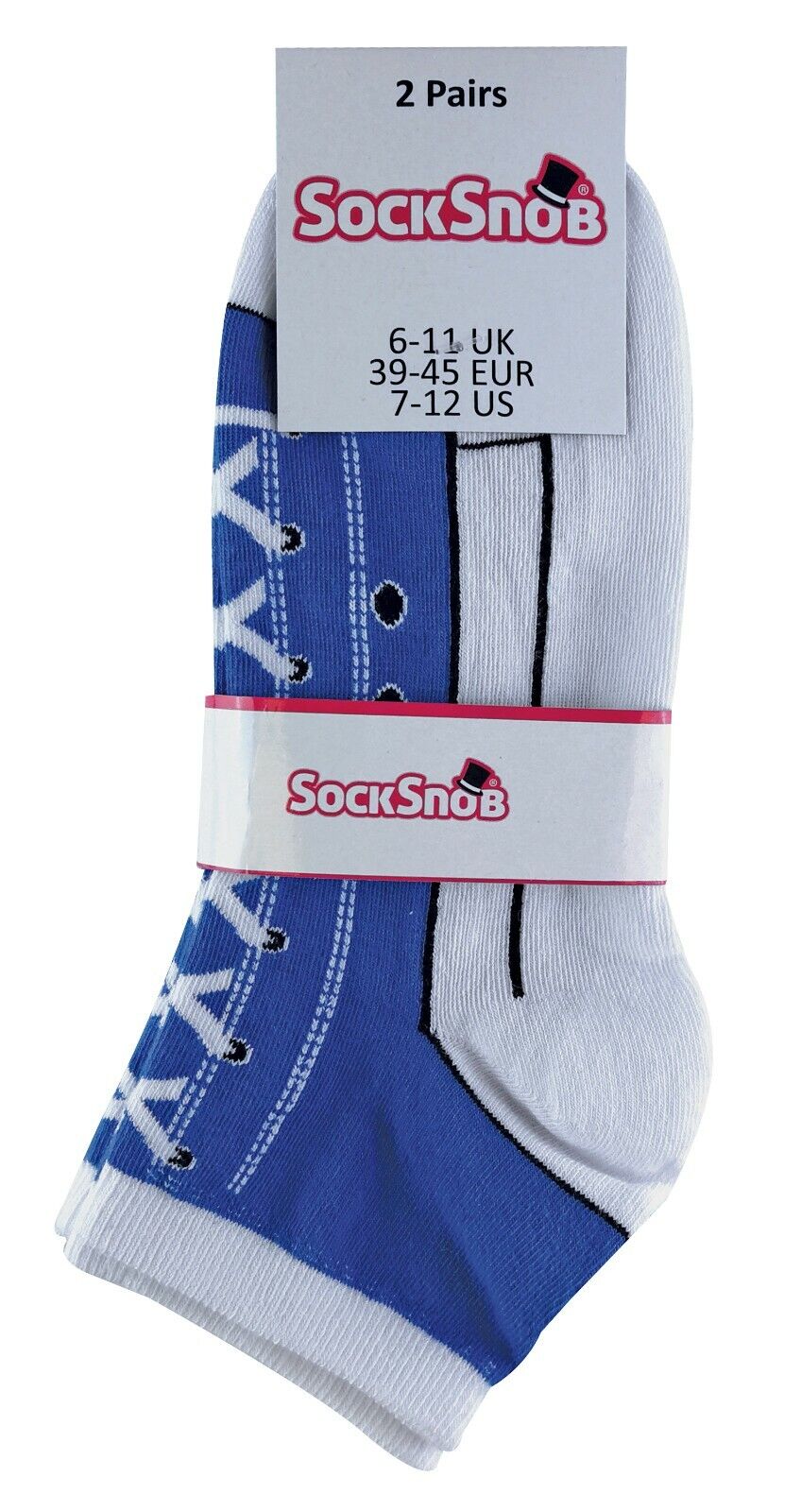 Sock Snob - 2 Pairs Unisex Adult Socks that look like Shoes - Picture 11 of 17