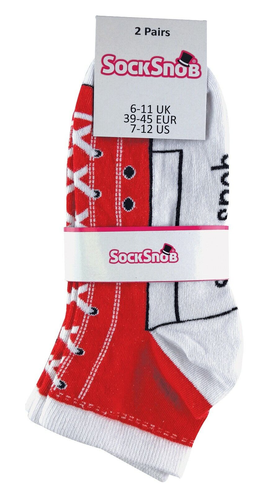 Sock Snob - 2 Pairs Unisex Adult Socks that look like Shoes - Picture 16 of 17