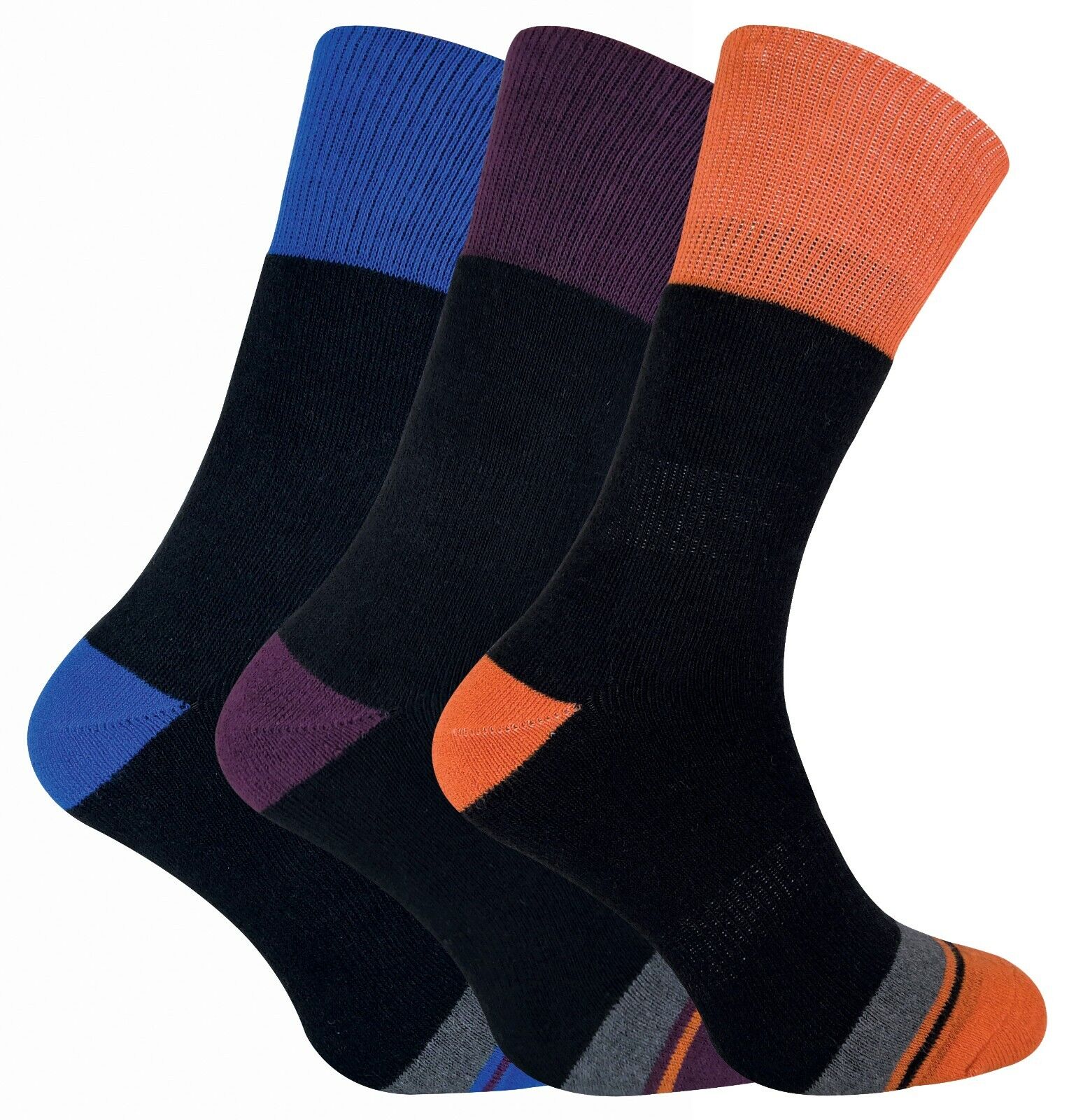 3er-Pack gepolsterte doppellagige Auskleidung Anti-Blister-Wandersocken für Herren - Bild 2 von 33