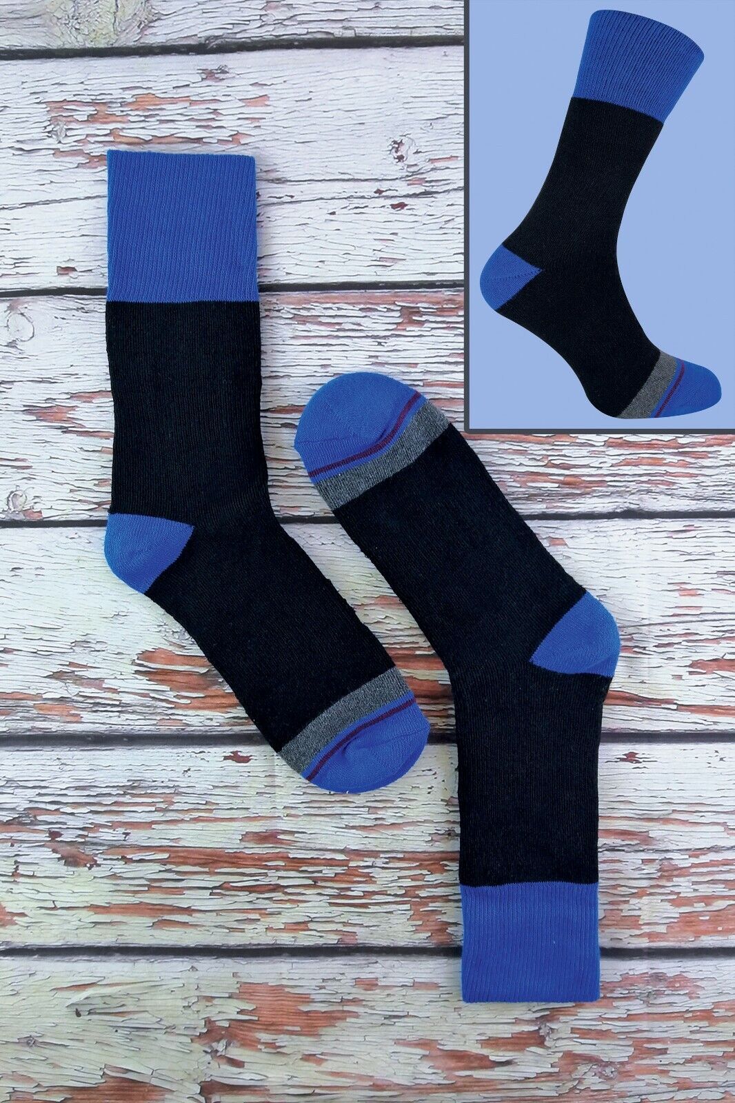3er-Pack gepolsterte doppellagige Auskleidung Anti-Blister-Wandersocken für Herren - Bild 4 von 33