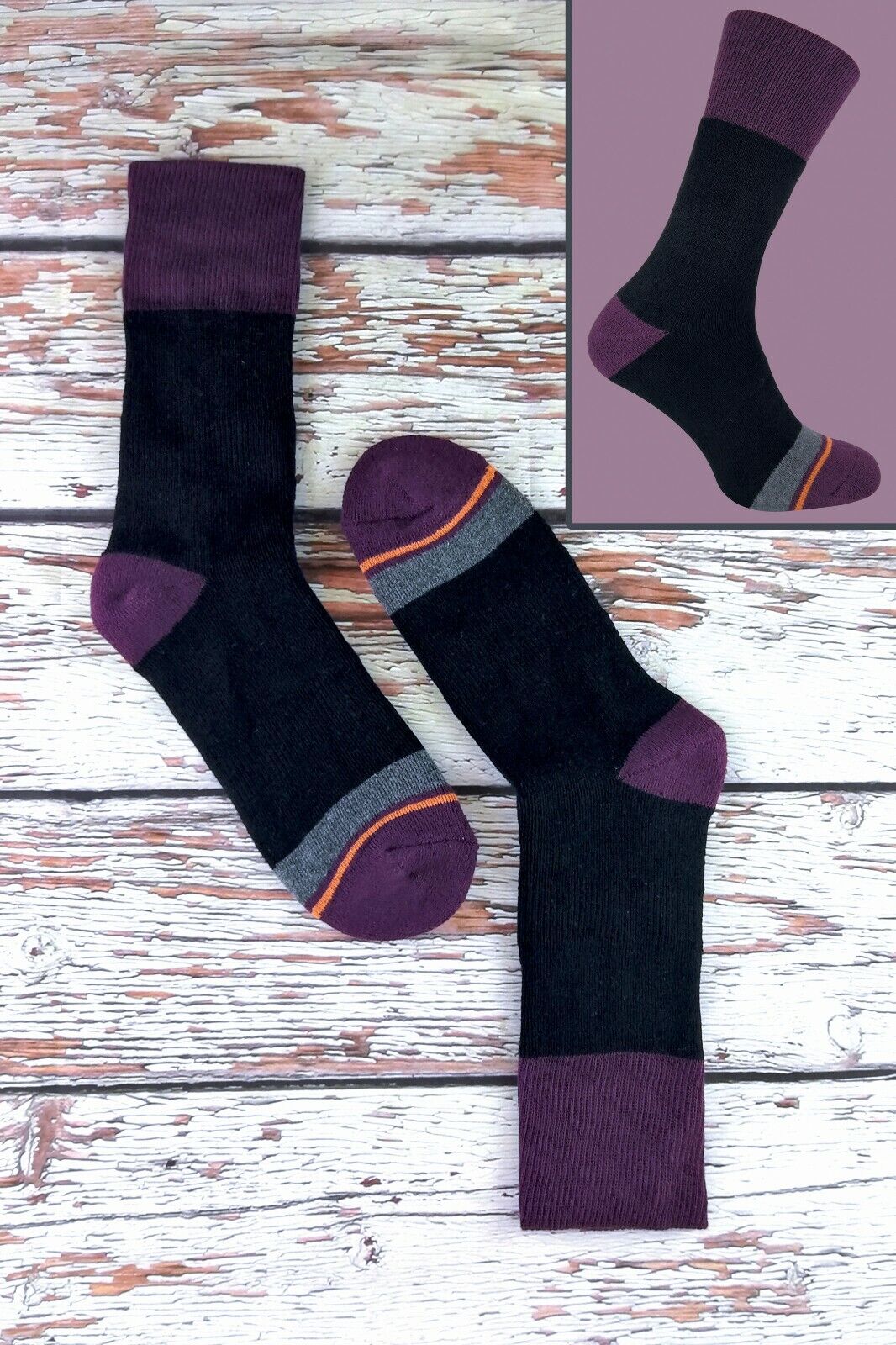 3er-Pack gepolsterte doppellagige Auskleidung Anti-Blister-Wandersocken für Herren - Bild 6 von 33
