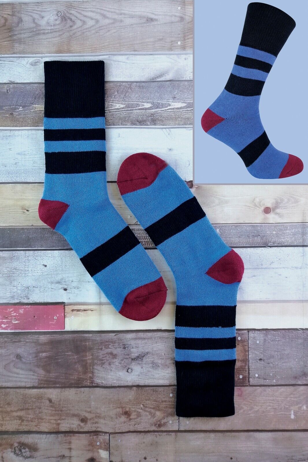 3er-Pack gepolsterte doppellagige Auskleidung Anti-Blister-Wandersocken für Herren - Bild 14 von 33