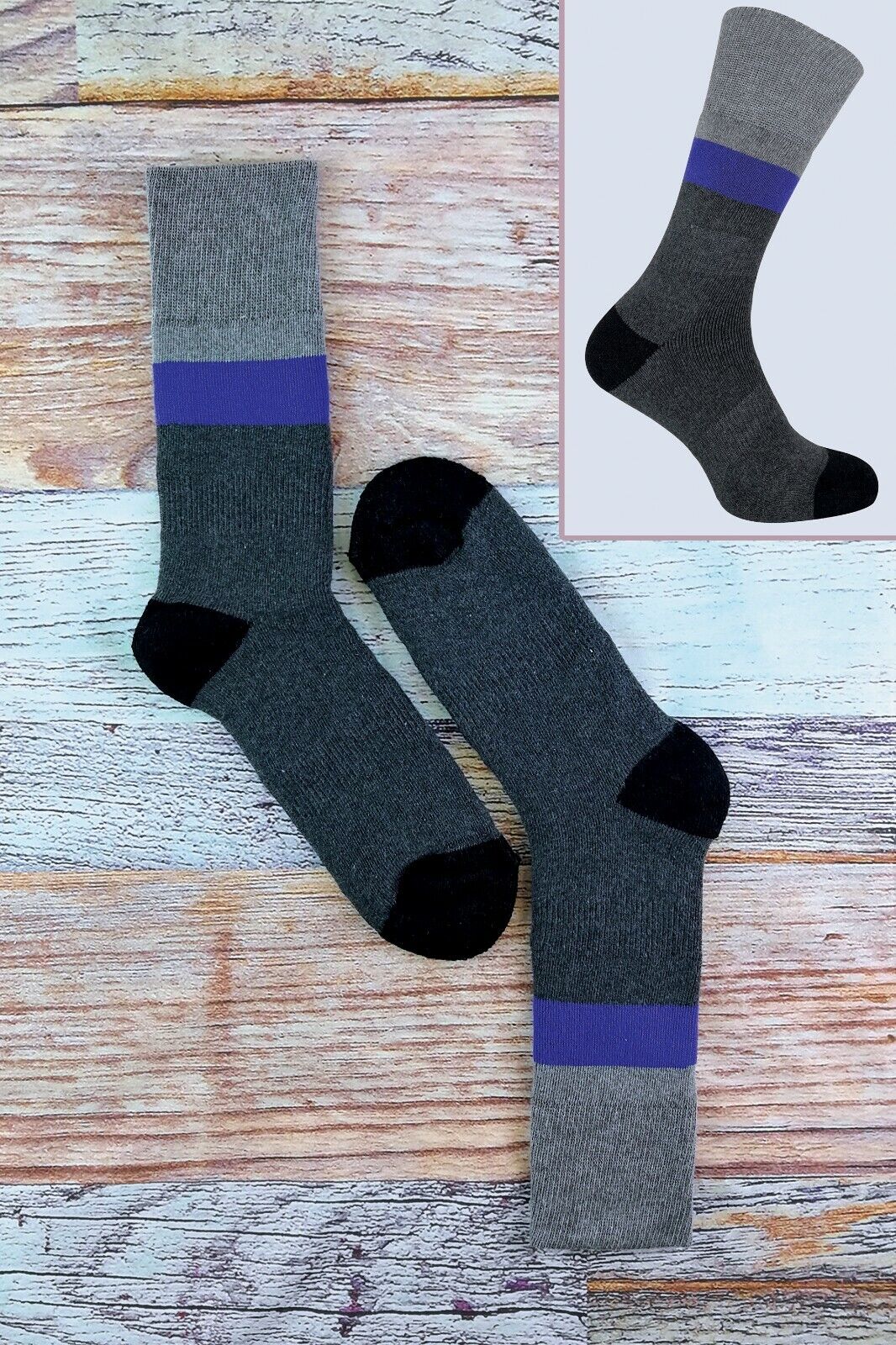 3er-Pack gepolsterte doppellagige Auskleidung Anti-Blister-Wandersocken für Herren - Bild 24 von 33