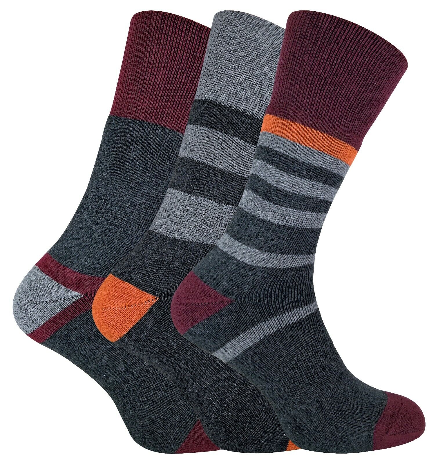 3er-Pack gepolsterte doppellagige Auskleidung Anti-Blister-Wandersocken für Herren - Bild 26 von 33