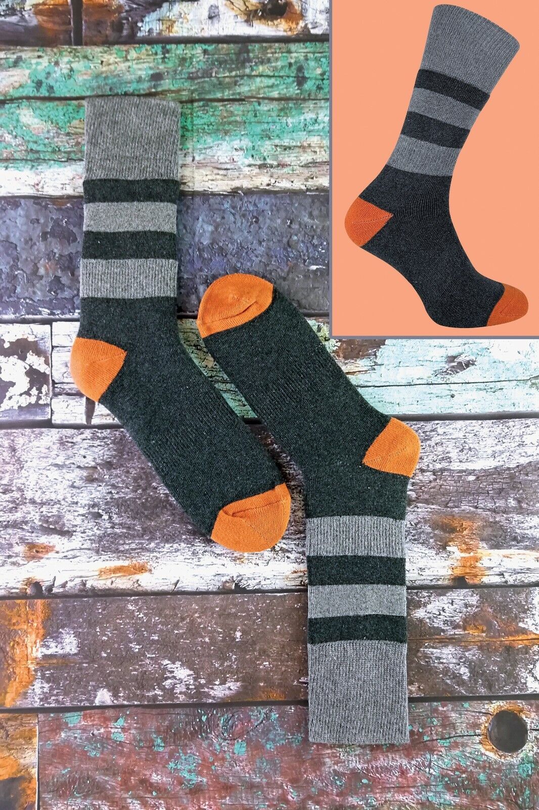 3er-Pack gepolsterte doppellagige Auskleidung Anti-Blister-Wandersocken für Herren - Bild 30 von 33