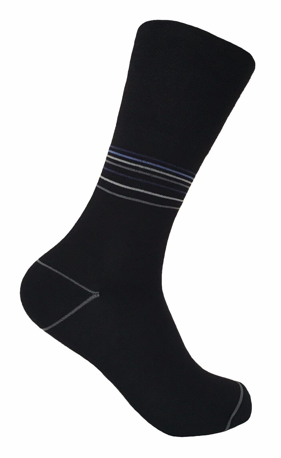 3 Mens Pairs Non Binding Top Anti Sweat Bamboo Socks - Picture 8 of 14