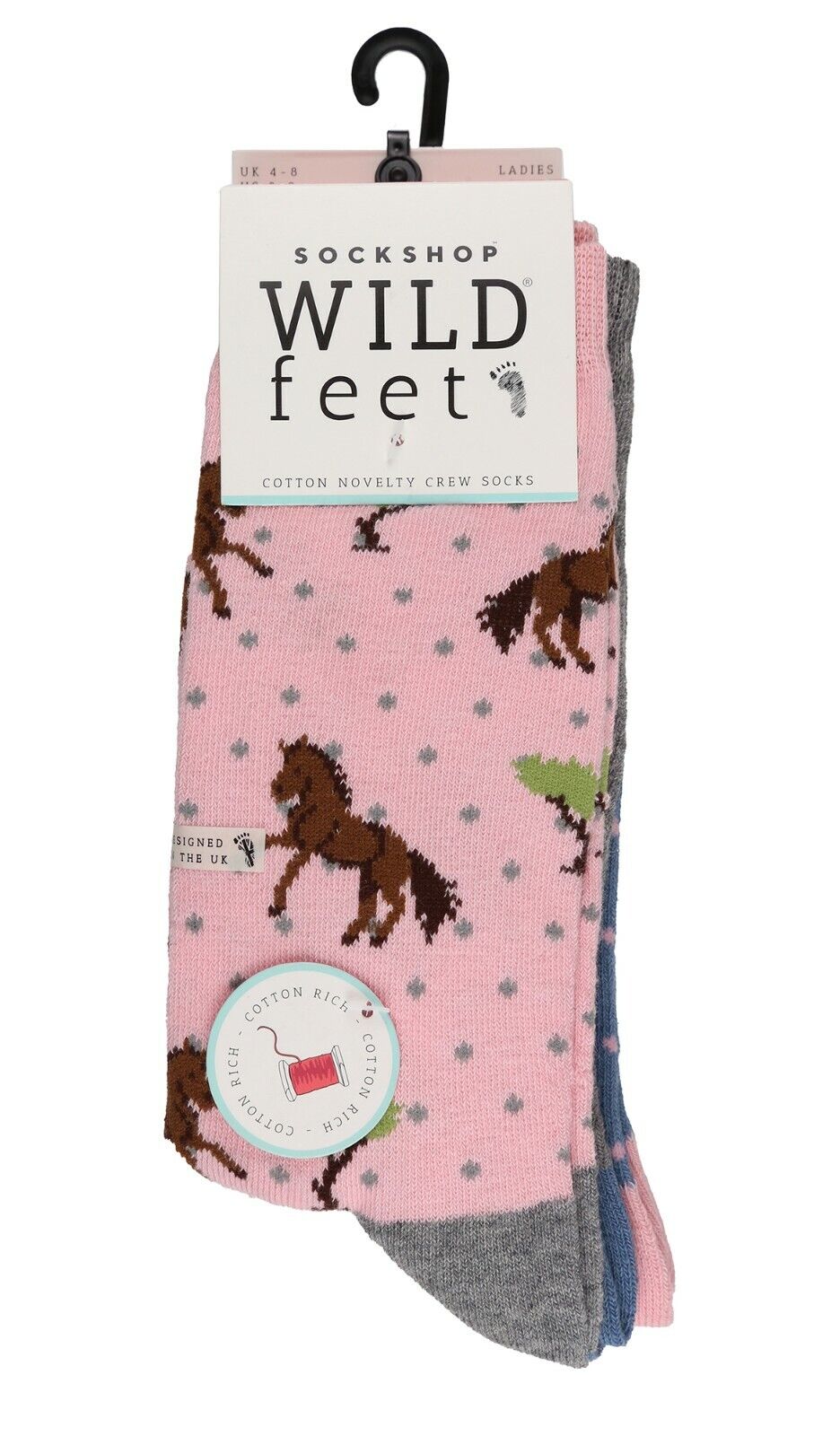 3 Paar Damen Spaß Neuheit Socken Shop Wild Feet Funky Tier Thema Geschenk Socken - Bild 6 von 43