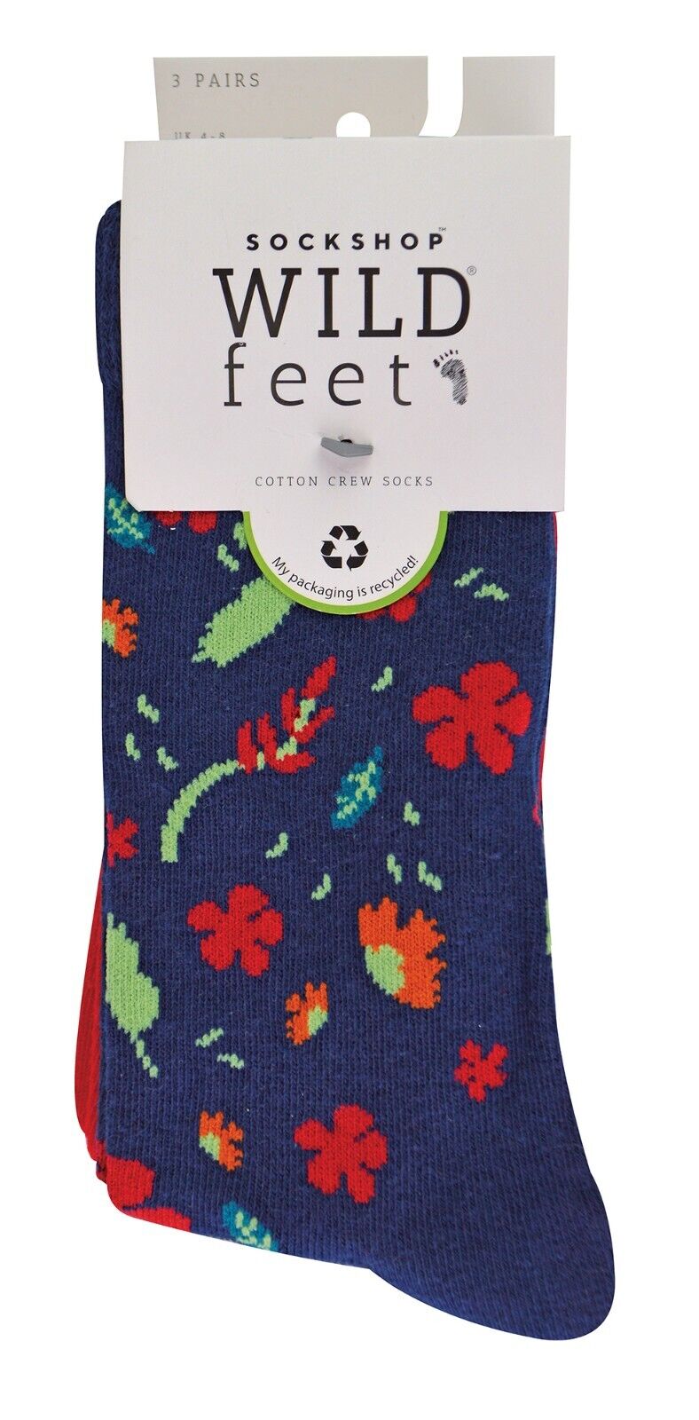 3 Paar Damen Spaß Neuheit Socken Shop Wild Feet Funky Tier Thema Geschenk Socken - Bild 8 von 43