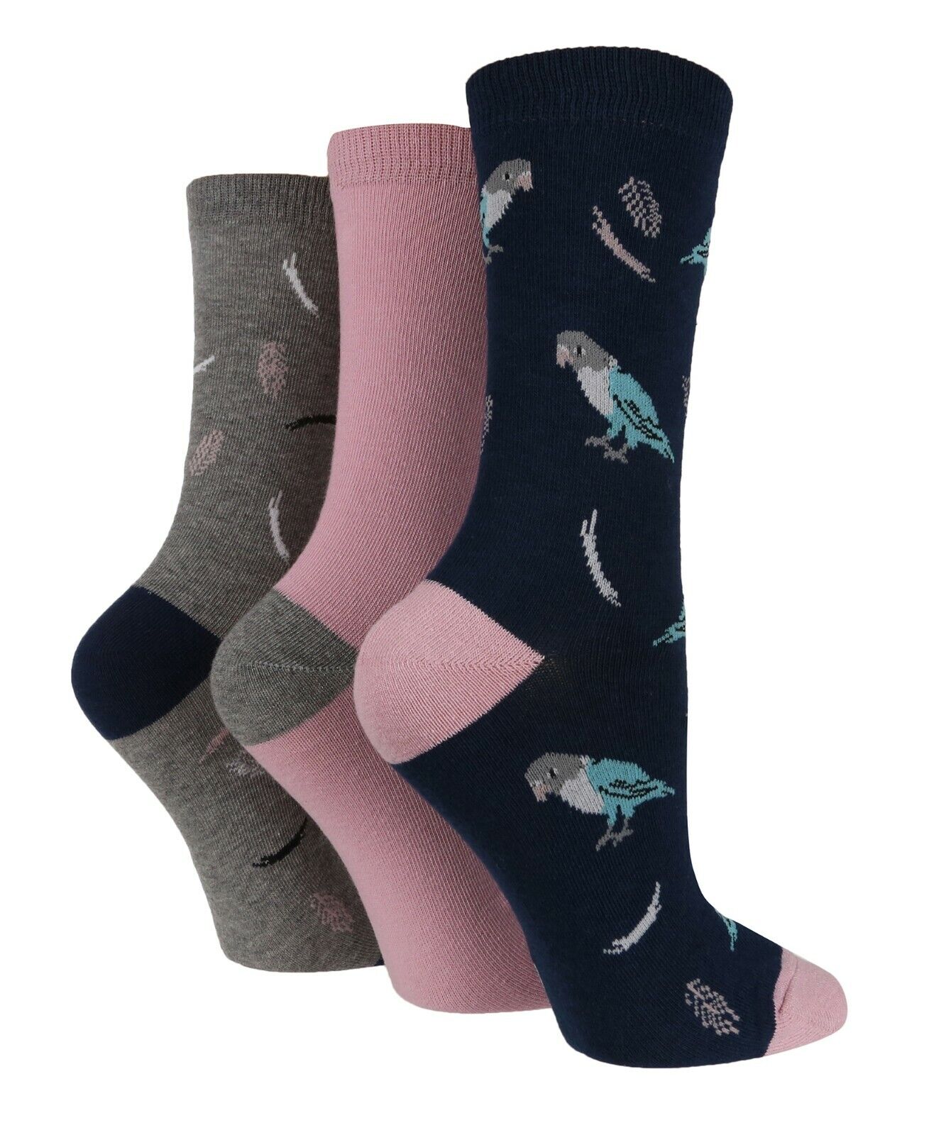 3 Paar Damen Spaß Neuheit Socken Shop Wild Feet Funky Tier Thema Geschenk Socken - Bild 11 von 43