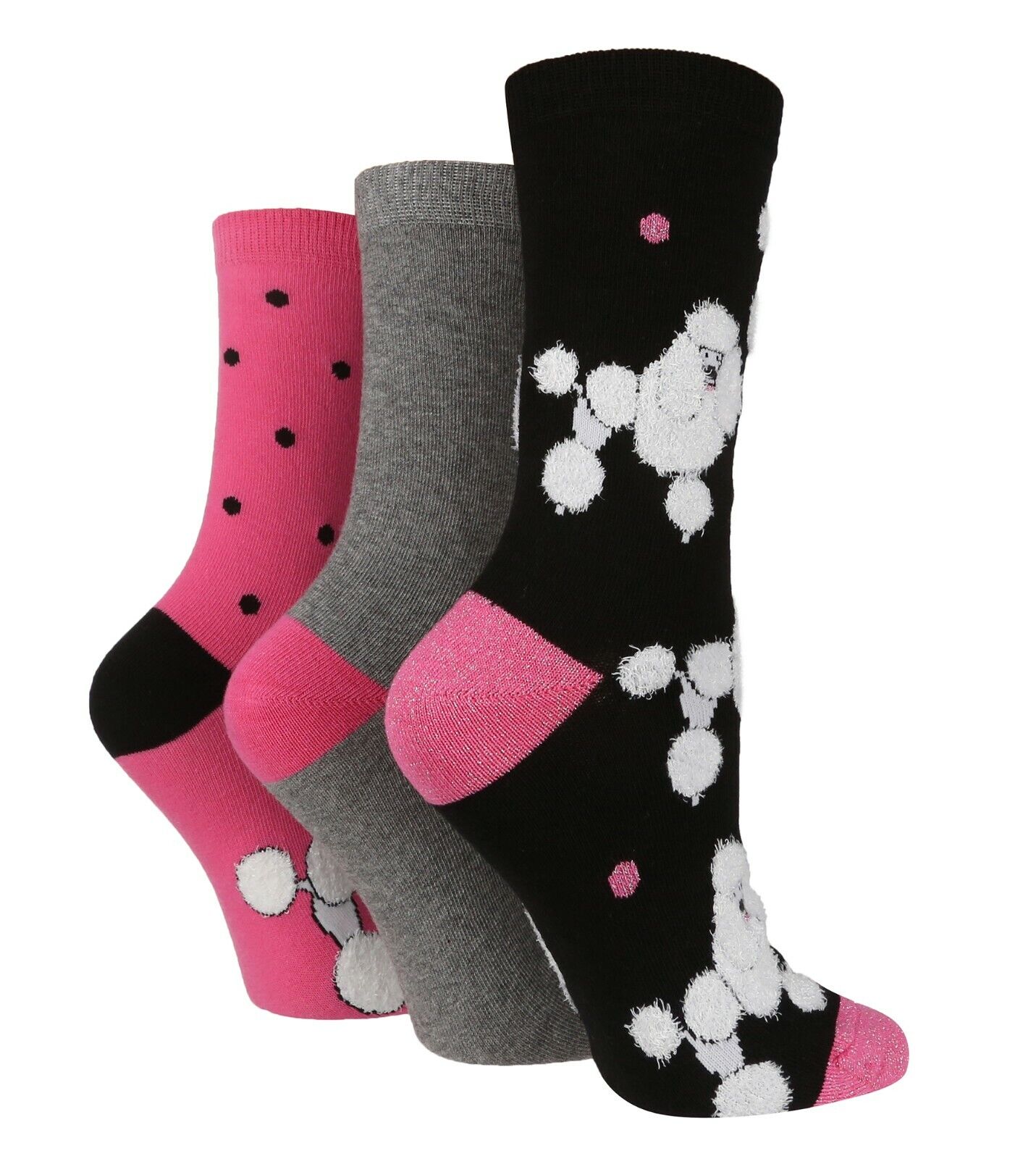 3 Paar Damen Spaß Neuheit Socken Shop Wild Feet Funky Tier Thema Geschenk Socken - Bild 17 von 43