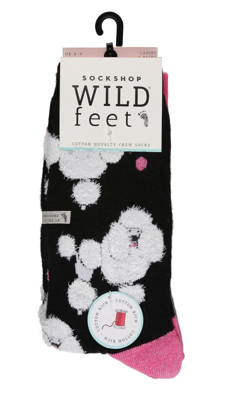 3 Paar Damen Spaß Neuheit Socken Shop Wild Feet Funky Tier Thema Geschenk Socken - Bild 18 von 43