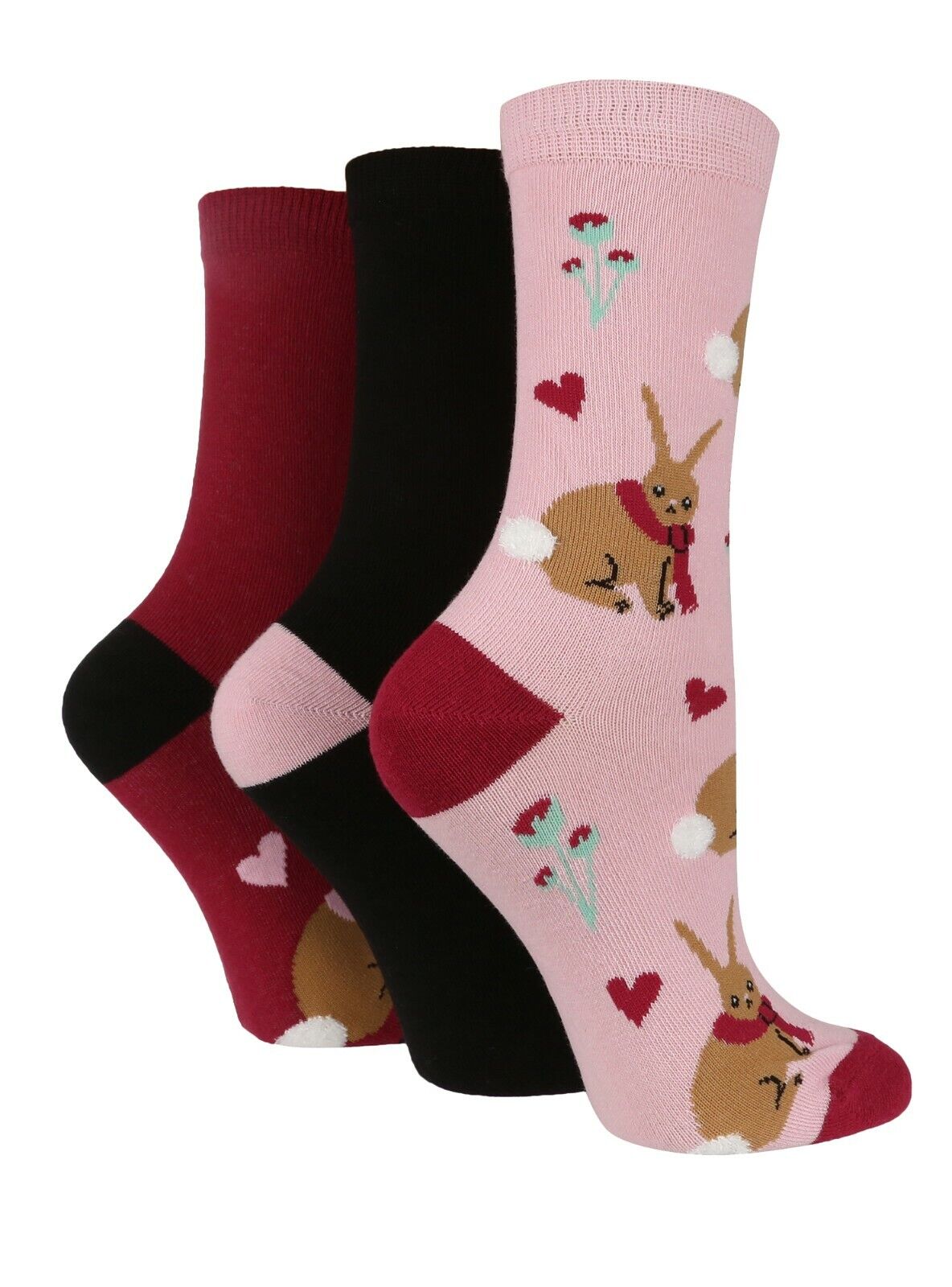3 Paar Damen Spaß Neuheit Socken Shop Wild Feet Funky Tier Thema Geschenk Socken - Bild 23 von 43