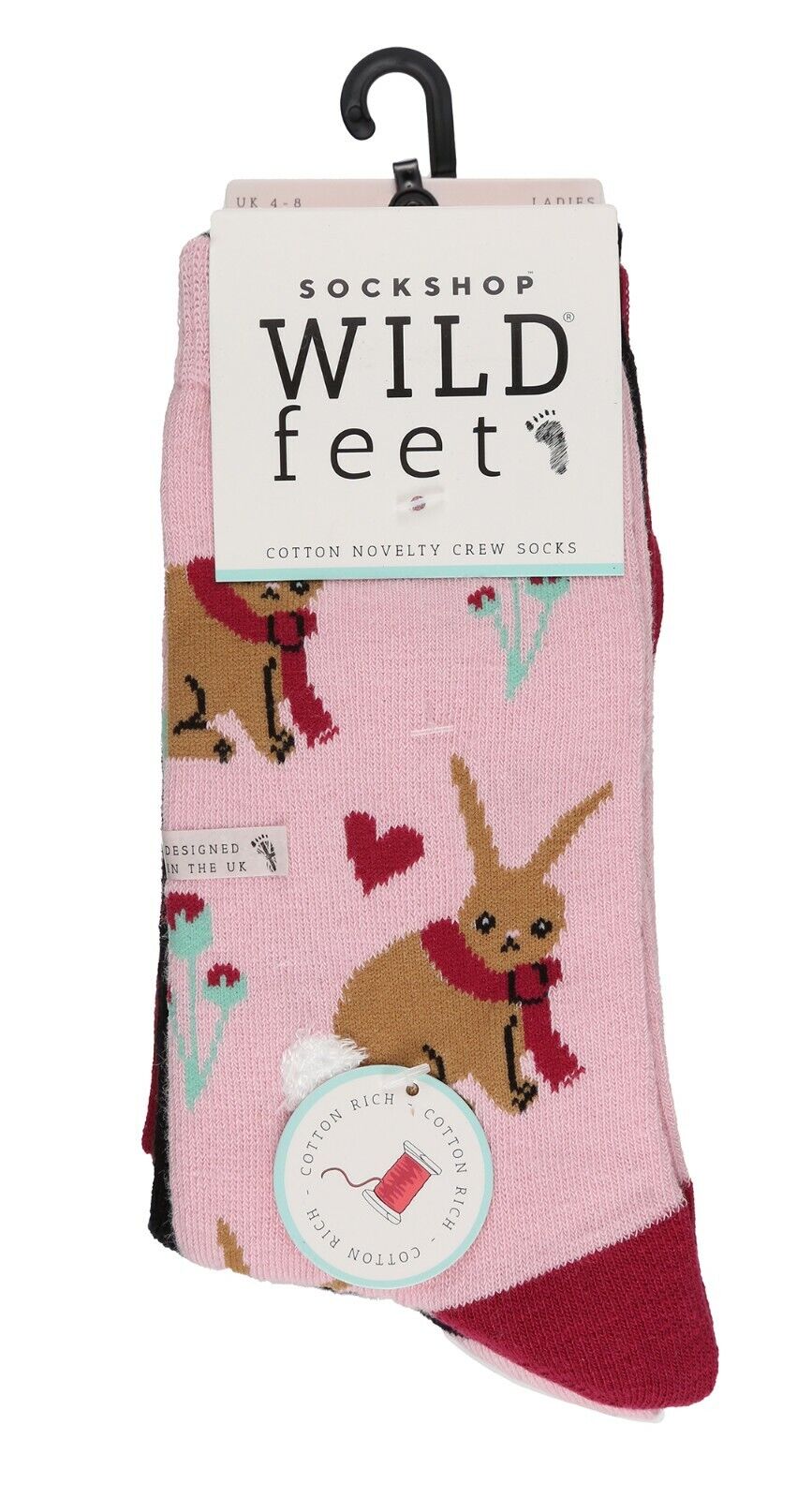 3 Paar Damen Spaß Neuheit Socken Shop Wild Feet Funky Tier Thema Geschenk Socken - Bild 24 von 43