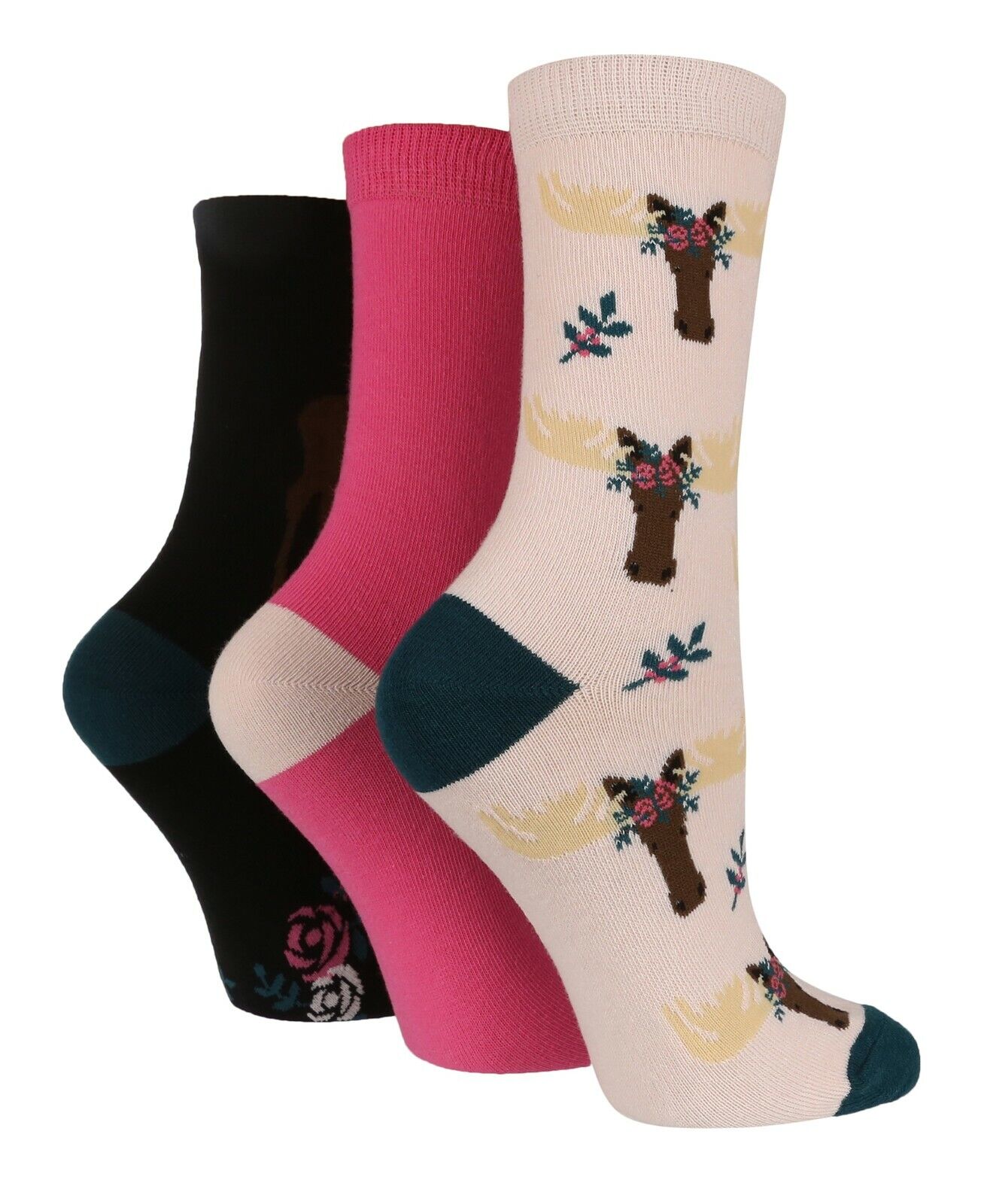 3 Paar Damen Spaß Neuheit Socken Shop Wild Feet Funky Tier Thema Geschenk Socken - Bild 25 von 43