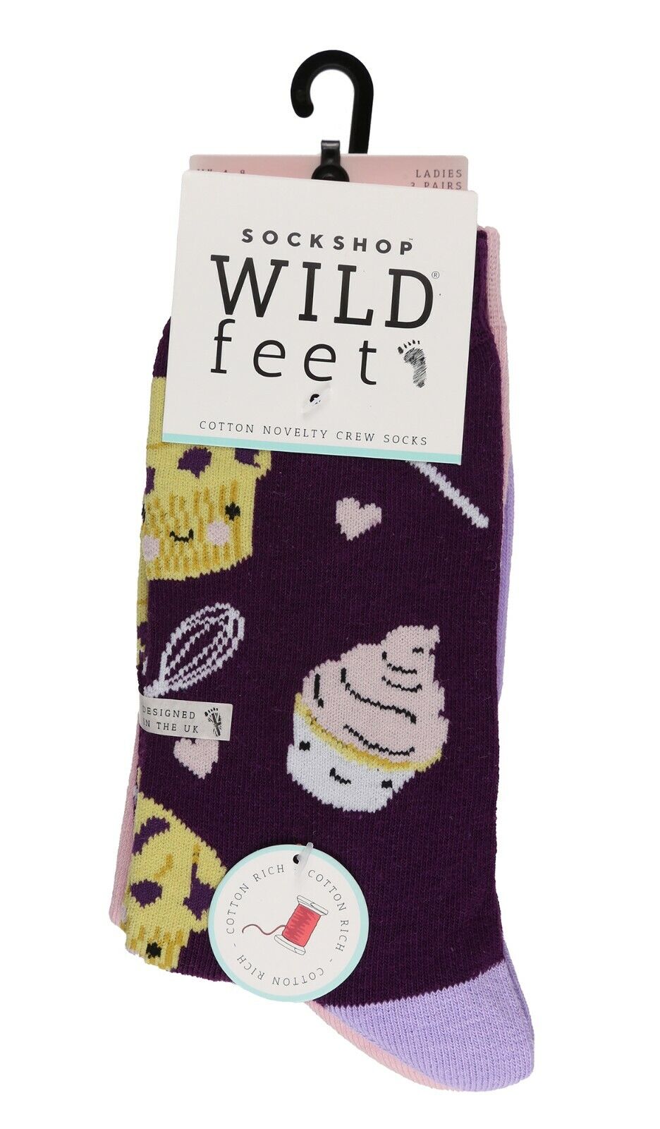 3 Paar Damen Spaß Neuheit Socken Shop Wild Feet Funky Tier Thema Geschenk Socken - Bild 28 von 43