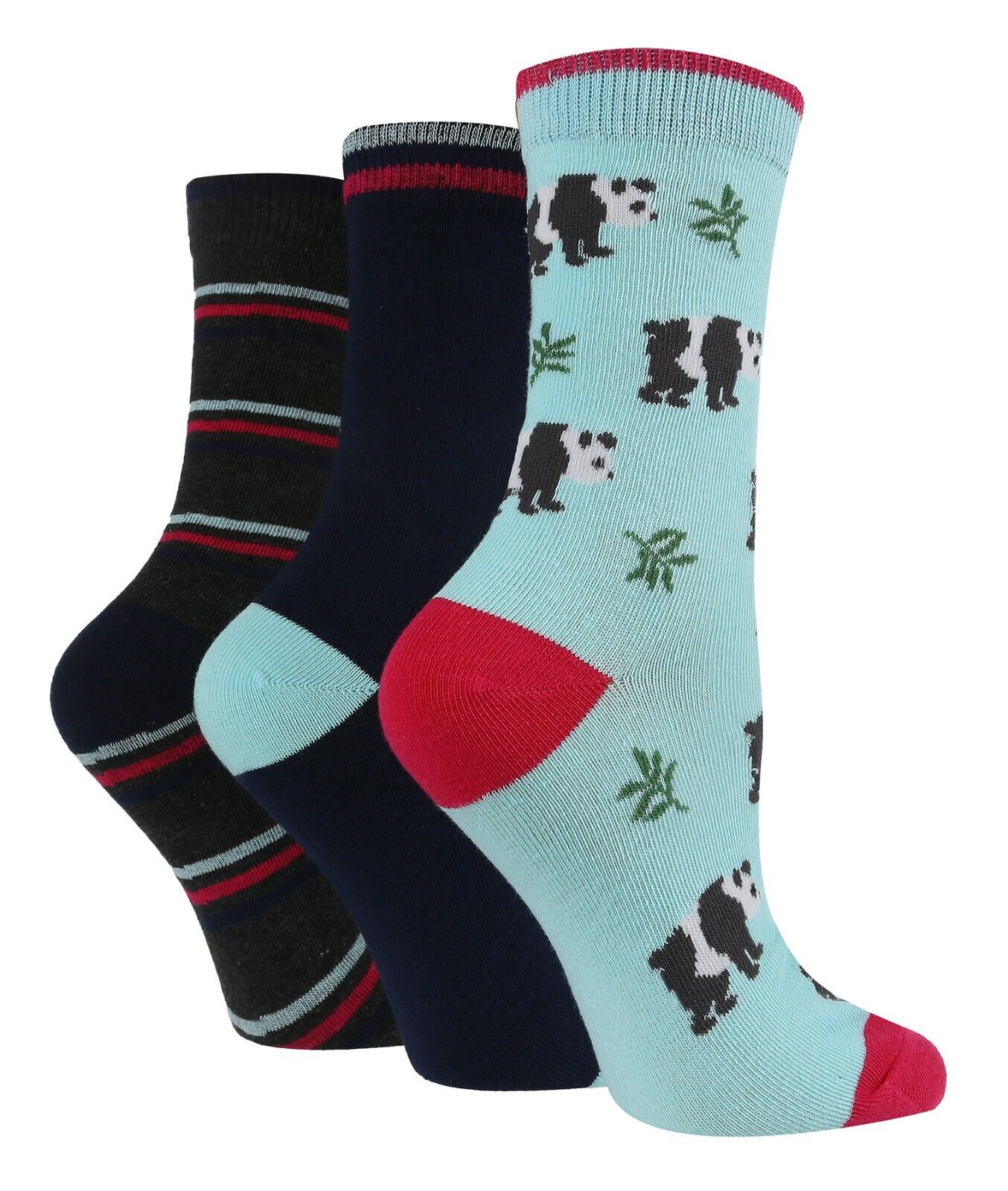 3 Paar Damen Spaß Neuheit Socken Shop Wild Feet Funky Tier Thema Geschenk Socken - Bild 37 von 43
