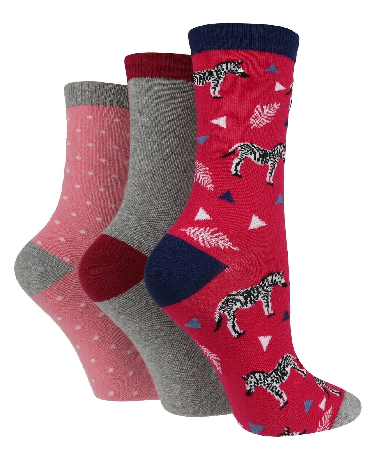 3 Paar Damen Spaß Neuheit Socken Shop Wild Feet Funky Tier Thema Geschenk Socken - Bild 41 von 43