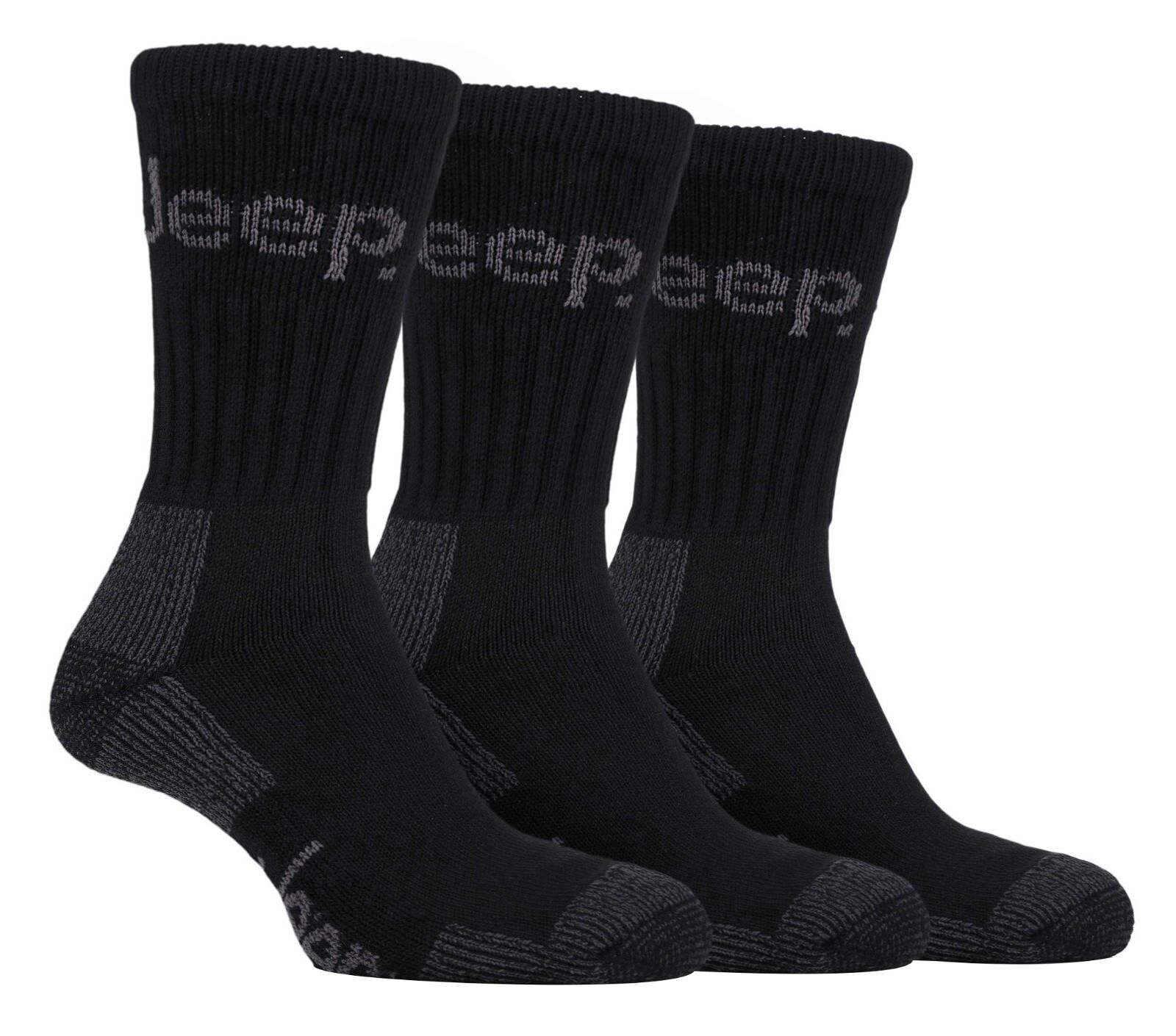 3 Paar Herren Luxus Jeep Gelände Wandern Wandern Arbeitsstiefel Sport Laufsocken - Bild 4 von 13