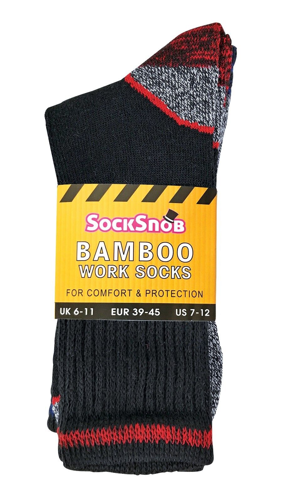 3, 6, 12 Paires Homme Femme Bambou Travail Respirant Randonnée Chaussettes - Foto 5 di 21