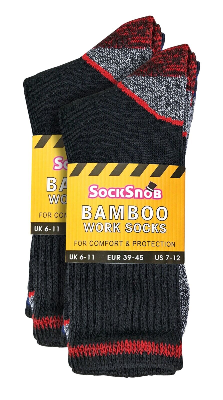 3, 6, 12 Paires Homme Femme Bambou Travail Respirant Randonnée Chaussettes - Foto 11 di 21