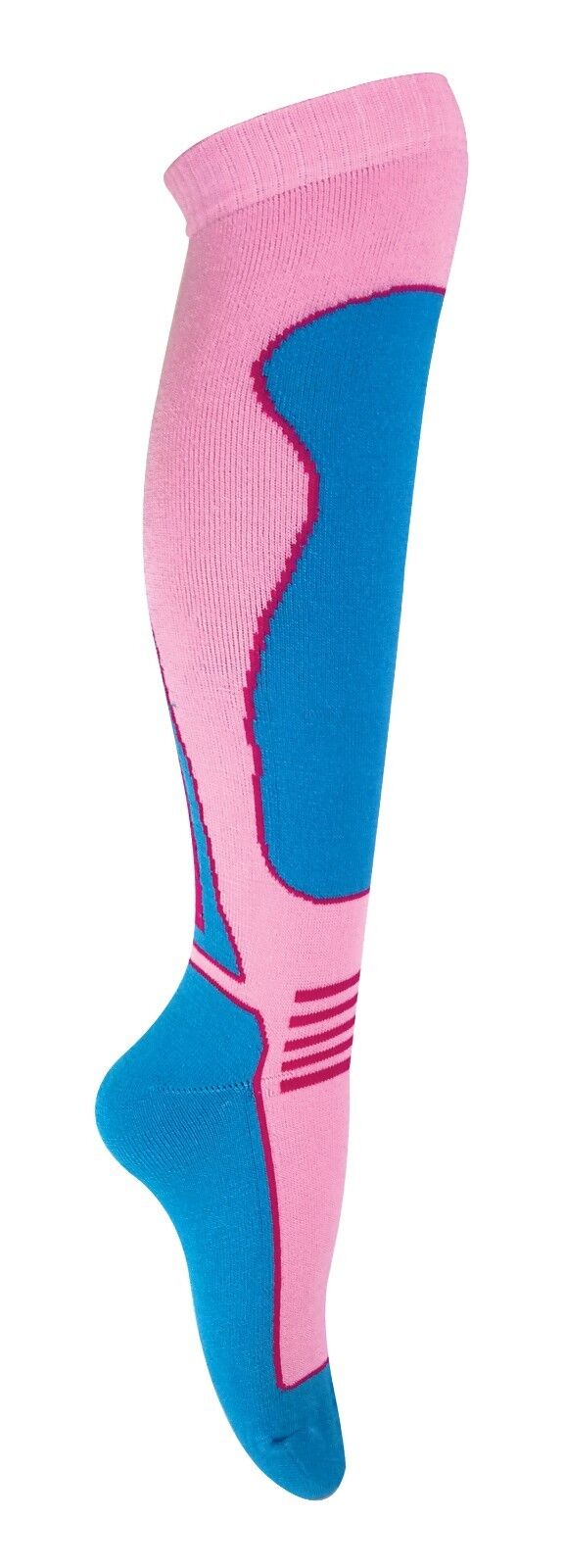 4 Pairs Mens Ladies Childrens Extra Long Warm Knee High Wool Blend Ski Socks - Picture 31 of 37