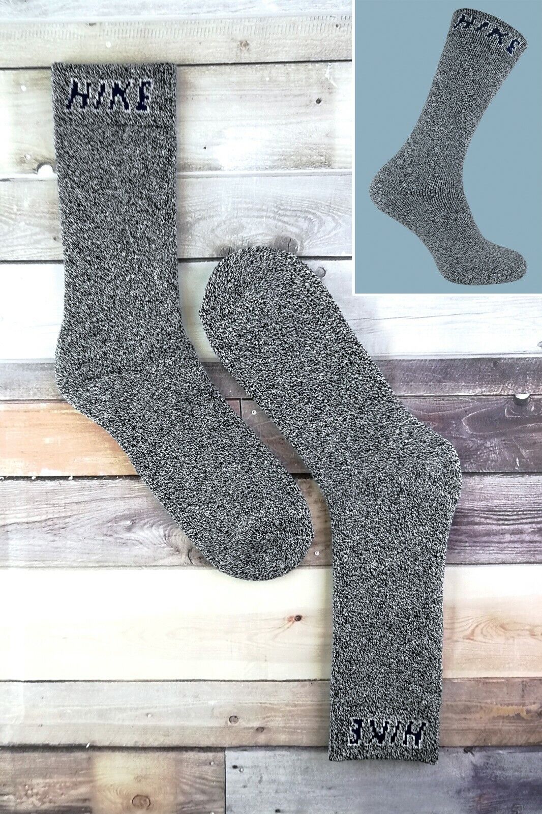 6er-Pack Herren Baumwolle dick gepolstert Wander Wander Wander Wander Socken für Stiefel - Bild 5 von 17