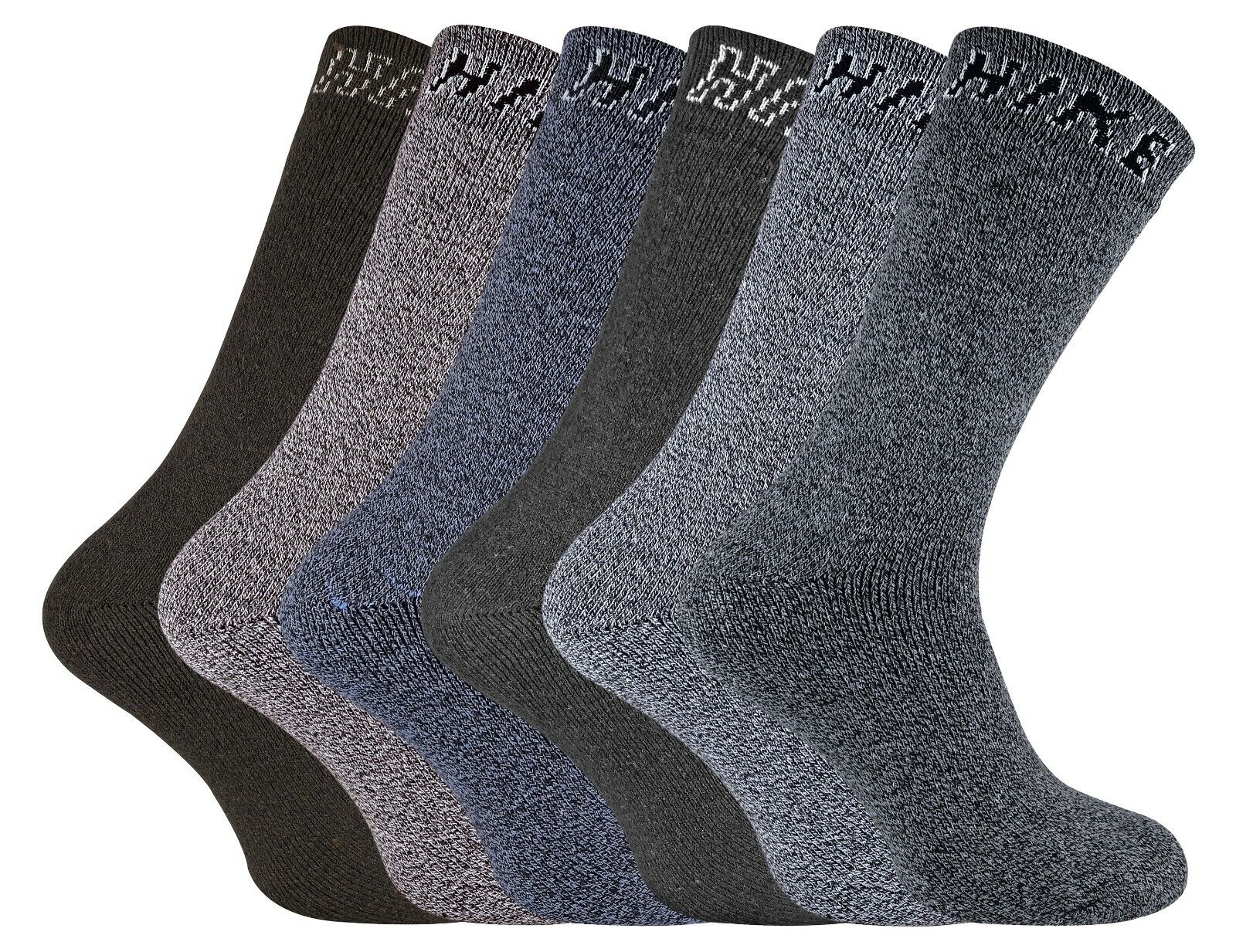 6er-Pack Herren Baumwolle dick gepolstert Wander Wander Wander Wander Socken für Stiefel - Bild 10 von 17