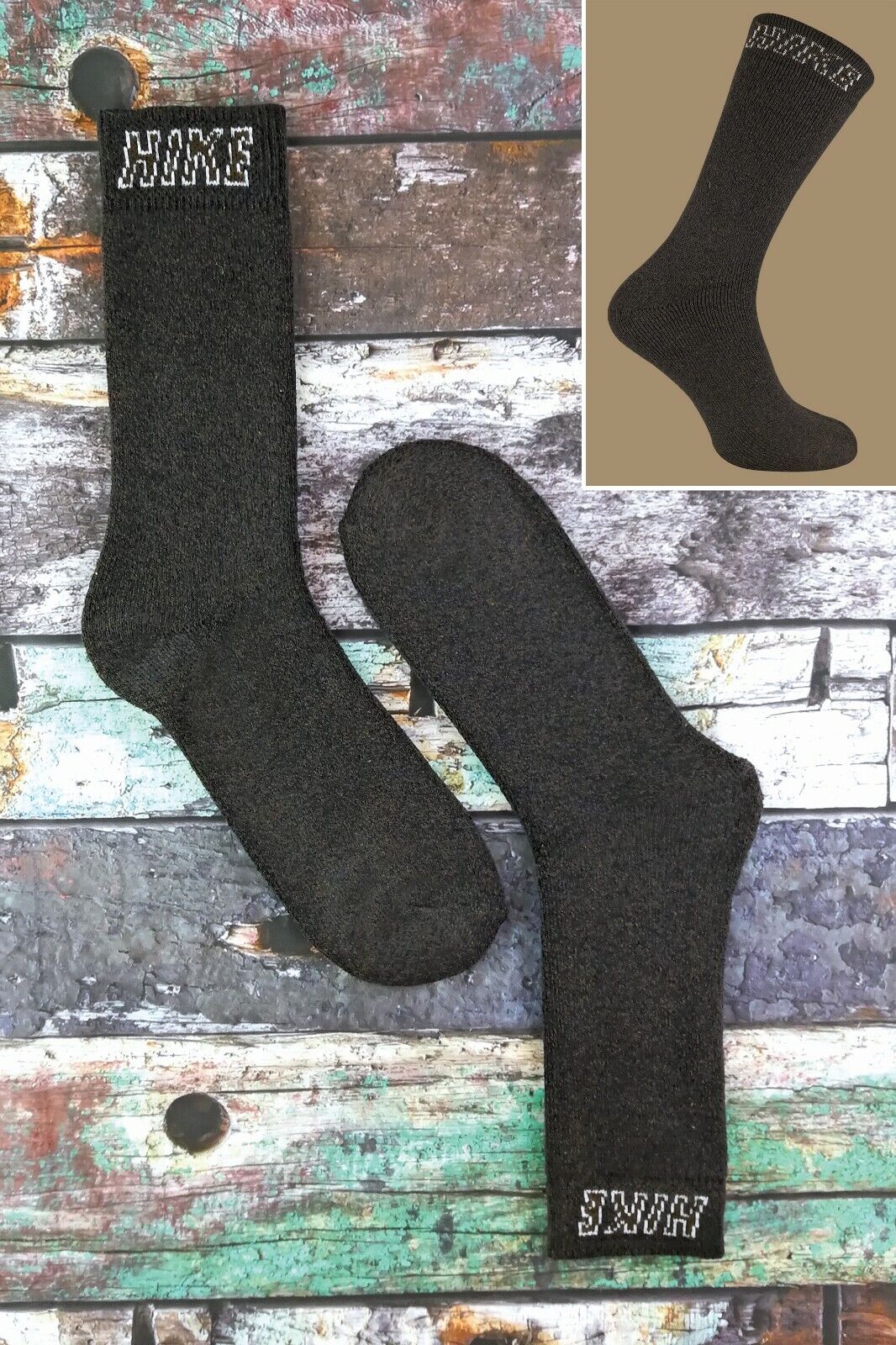 6er-Pack Herren Baumwolle dick gepolstert Wander Wander Wander Wander Socken für Stiefel - Bild 12 von 17