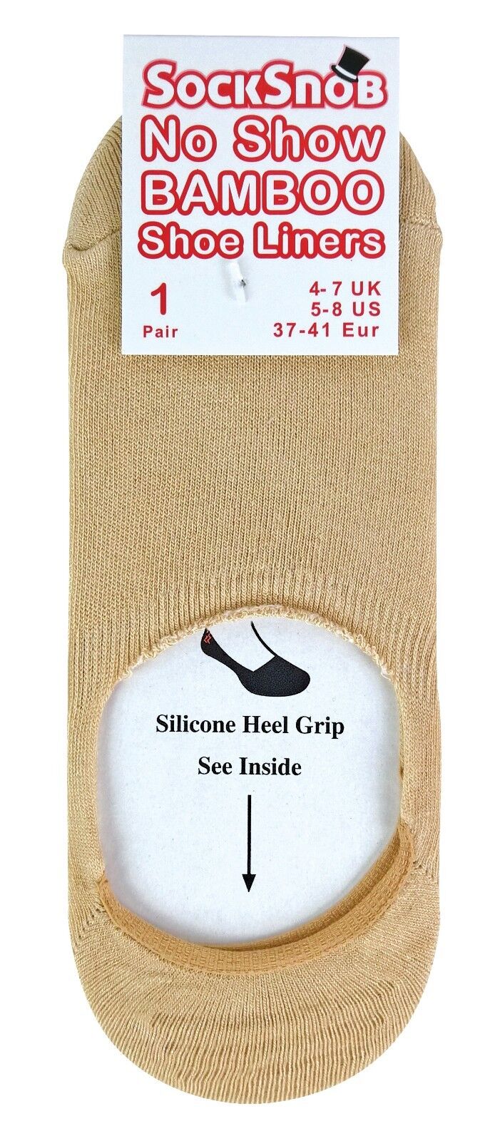 6 Pack Womens Breathable Anti Sweat Bamboo Liner Ankle Socks with Grip - Picture 9 of 12