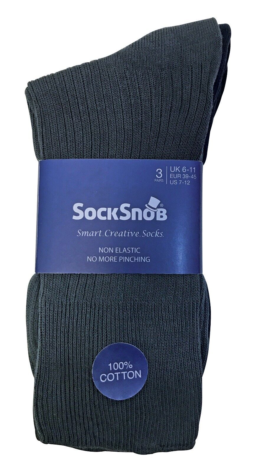 6 Paia Uomo 100% Cotone Fino Estive Calzini Calze senza Elastico TSFD - Foto 6 di 14