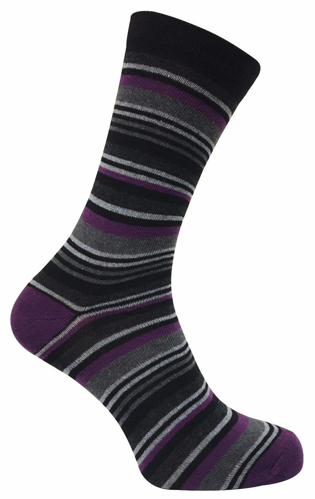 6 Paia Uomo Traspiranti Cotone Colorati Fantasia Calzini a Righe, Strisce, Rombi - Imagen 16 de 26