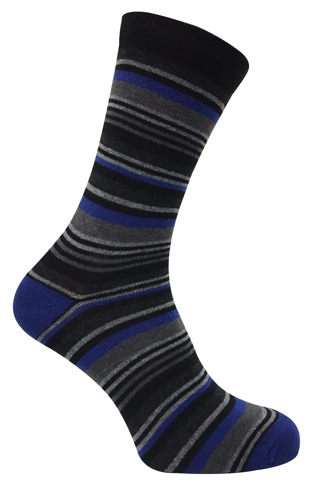 6 Paia Uomo Traspiranti Cotone Colorati Fantasia Calzini a Righe, Strisce, Rombi - Imagen 18 de 26