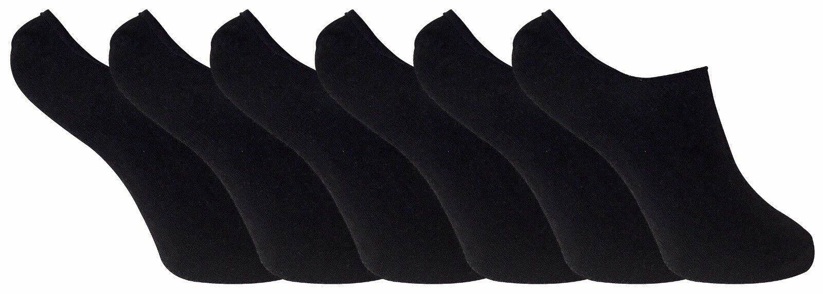 6 Paar Damen No Show Bambus Fußsies Knöcheltrainer Socken Schuhfutter 3 Farben - Bild 7 von 12