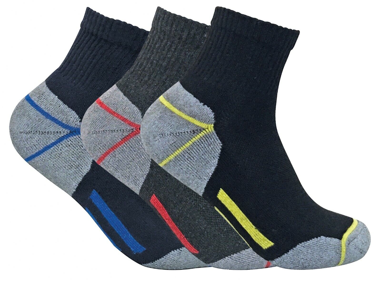 8 Pair Multipack Mens Hard Wearing Work Socks | All Year Round Bundle Set - Picture 8 of 8