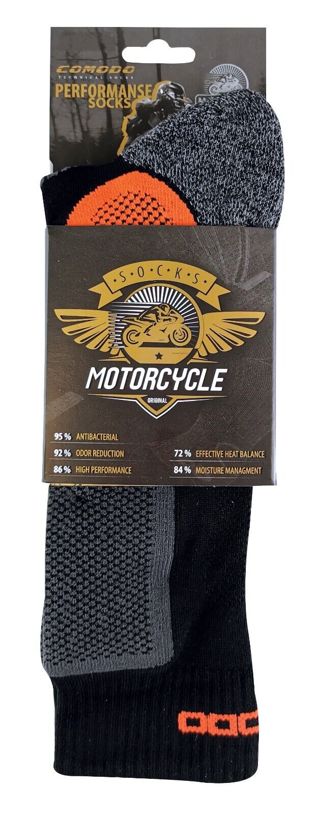 COMODO - Motorcycle Boot Socks | Long Motorbike Socks | Mens & Ladies - Picture 10 of 10