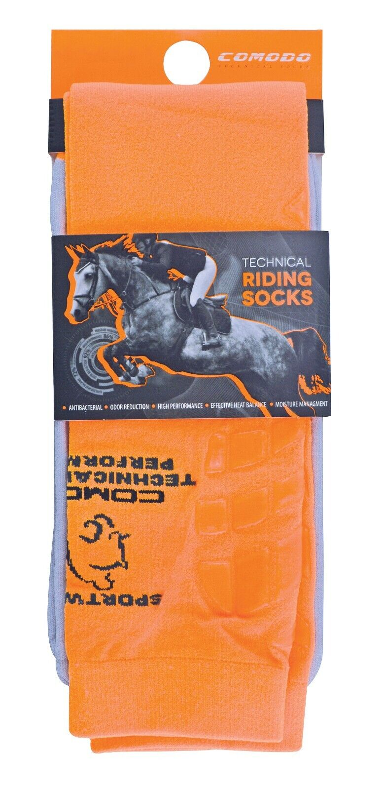 Comodo - Horse Riding Equestrian Socks | Womens Technical Microfibre Socks - Picture 17 of 28