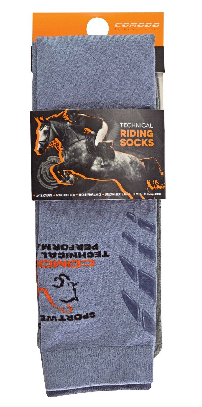 Comodo - Horse Riding Equestrian Socks | Womens Technical Microfibre Socks - Picture 21 of 28