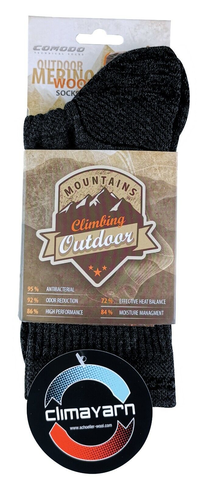 Comodo - Merino Wool Lightweight Walking Hiking Socks | Mens & Ladies - Picture 7 of 15