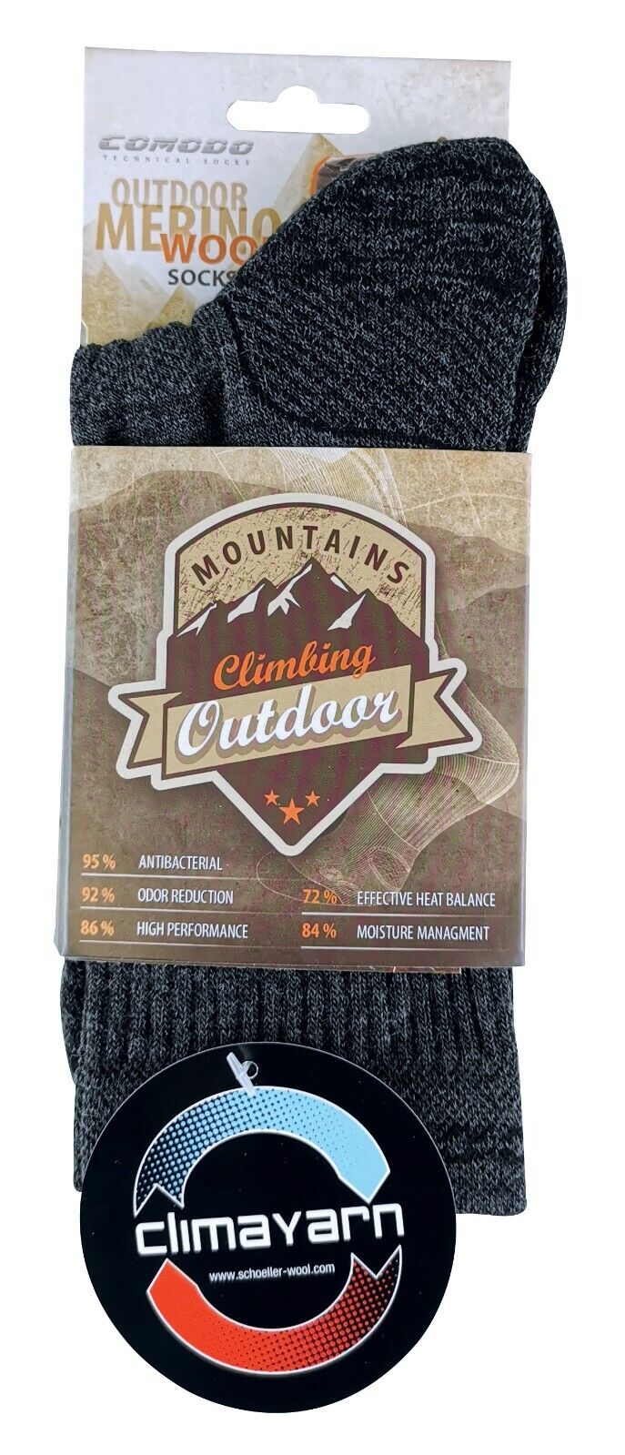 Comodo - Merino Wool Lightweight Walking Hiking Socks | Mens & Ladies - Picture 9 of 15