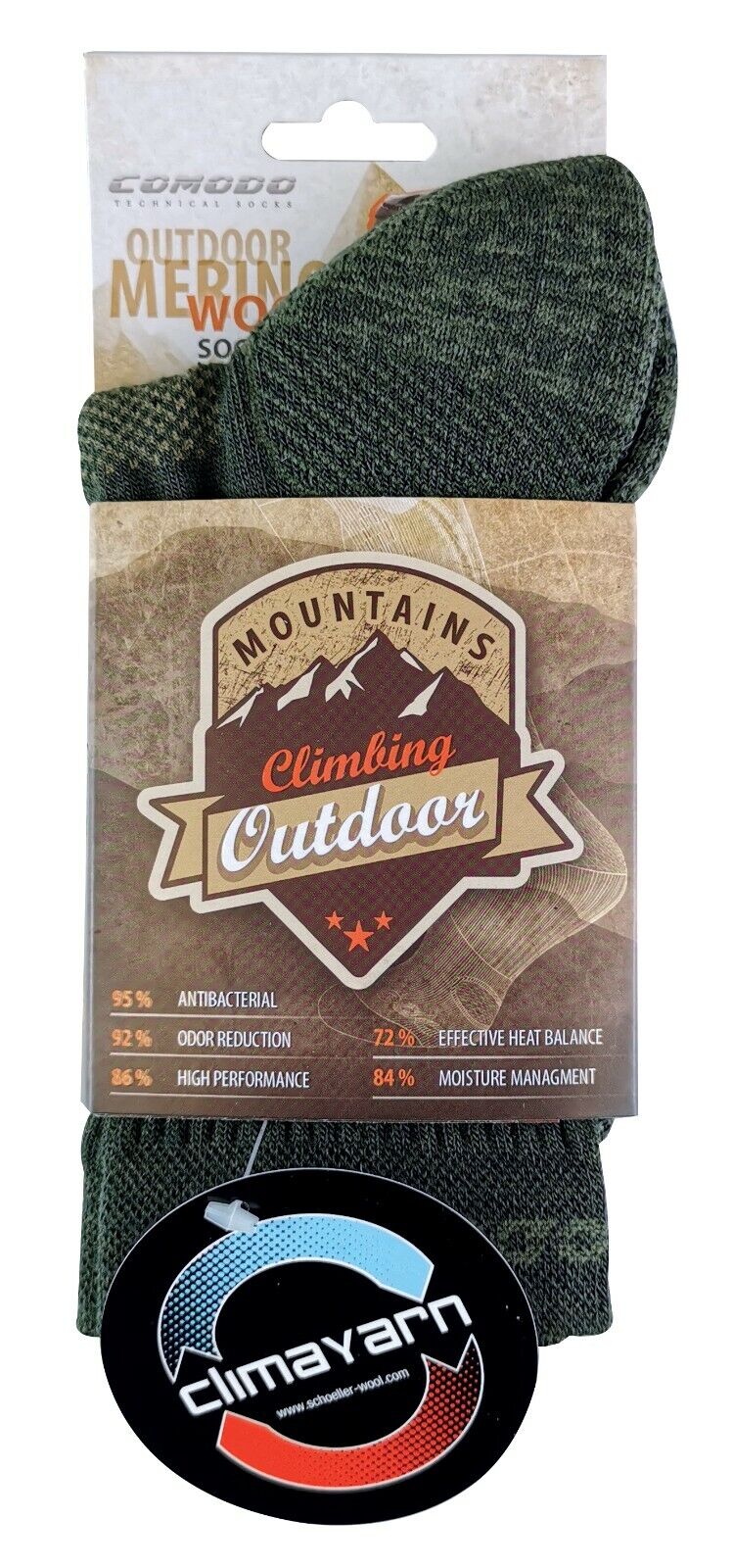 Comodo - Merino Wool Lightweight Walking Hiking Socks | Mens & Ladies - Picture 11 of 15