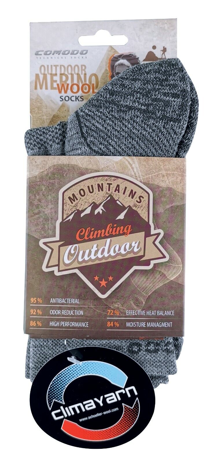 Comodo - Merino Wool Lightweight Walking Hiking Socks | Mens & Ladies - Picture 13 of 15