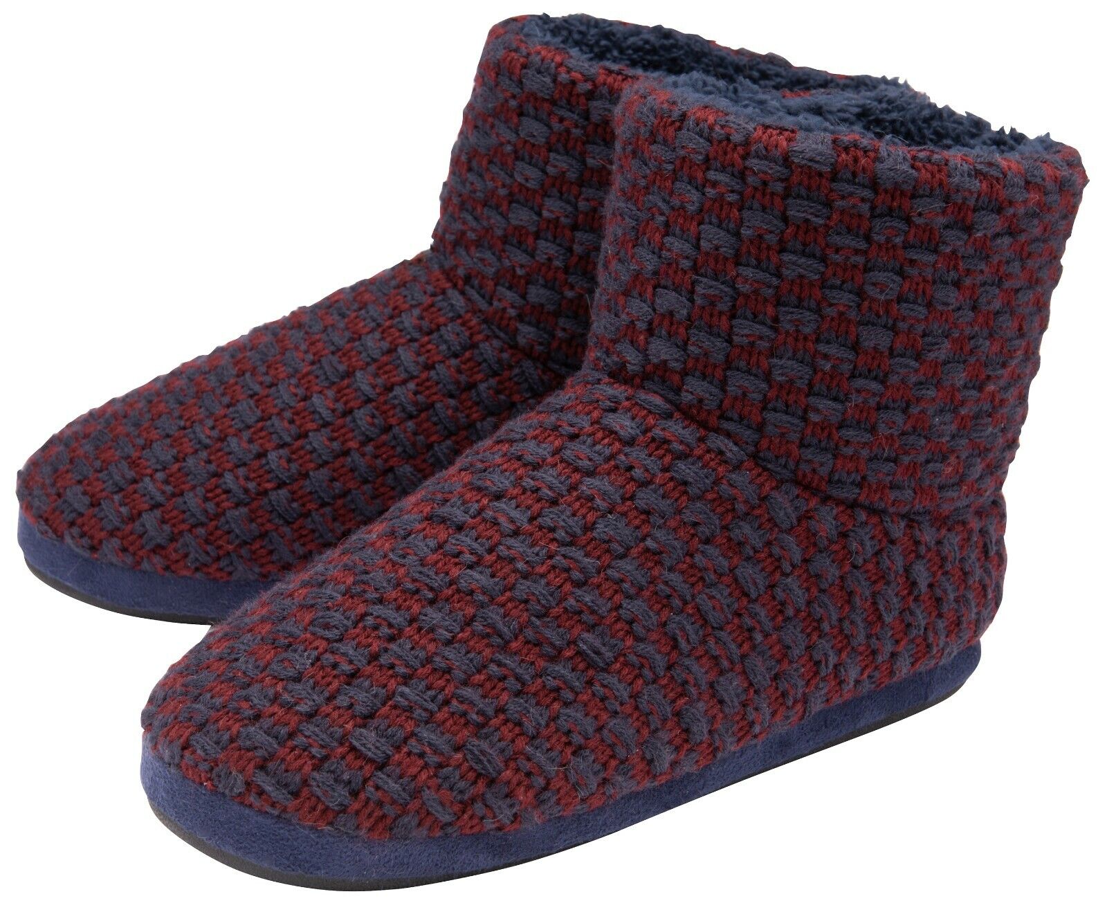 Dunlop - Botas zapatillas de espuma viscoelástica Sherpa peludas para hombre - Imagen 7 de 16
