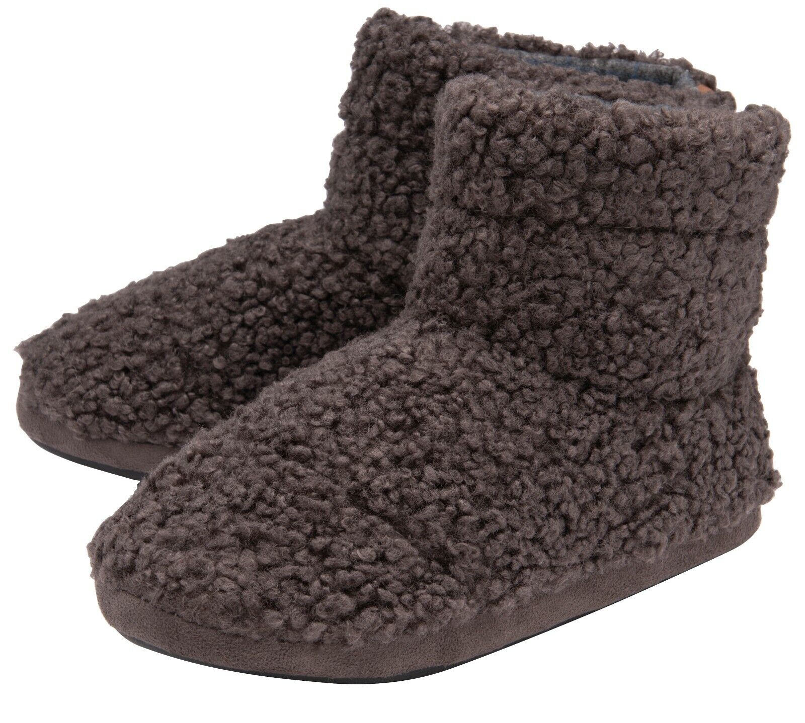 Dunlop - Botas zapatillas de espuma viscoelástica Sherpa peludas para hombre - Imagen 12 de 16