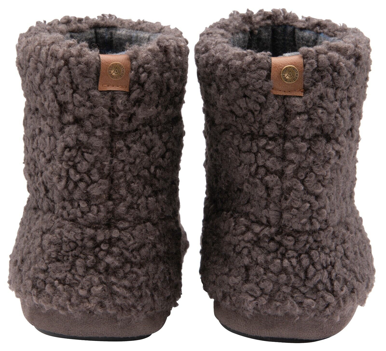 Dunlop - Botas zapatillas de espuma viscoelástica Sherpa peludas para hombre - Imagen 14 de 16