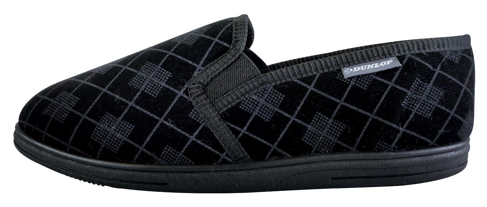 DUNLOP - Uomo Invernali Calde Memory Foam Pantofole con Quadri senza Retro - Foto 10 di 17