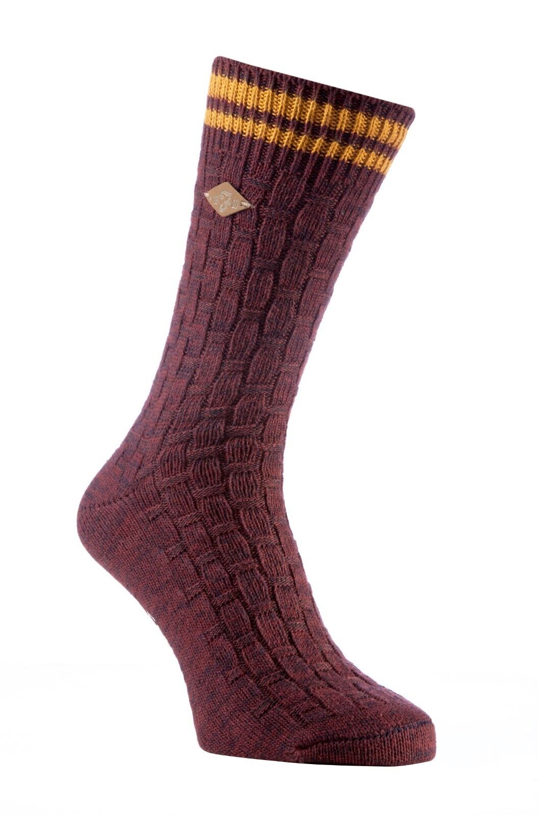 Farah - 2 Pairs Mens Thick Cotton Rich Chunky Knitted Formal Boot Dress Socks - Picture 9 of 29