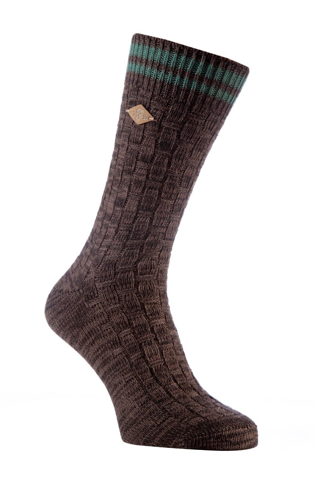 Farah - 2 Pairs Mens Thick Cotton Rich Chunky Knitted Formal Boot Dress Socks - Picture 13 of 29